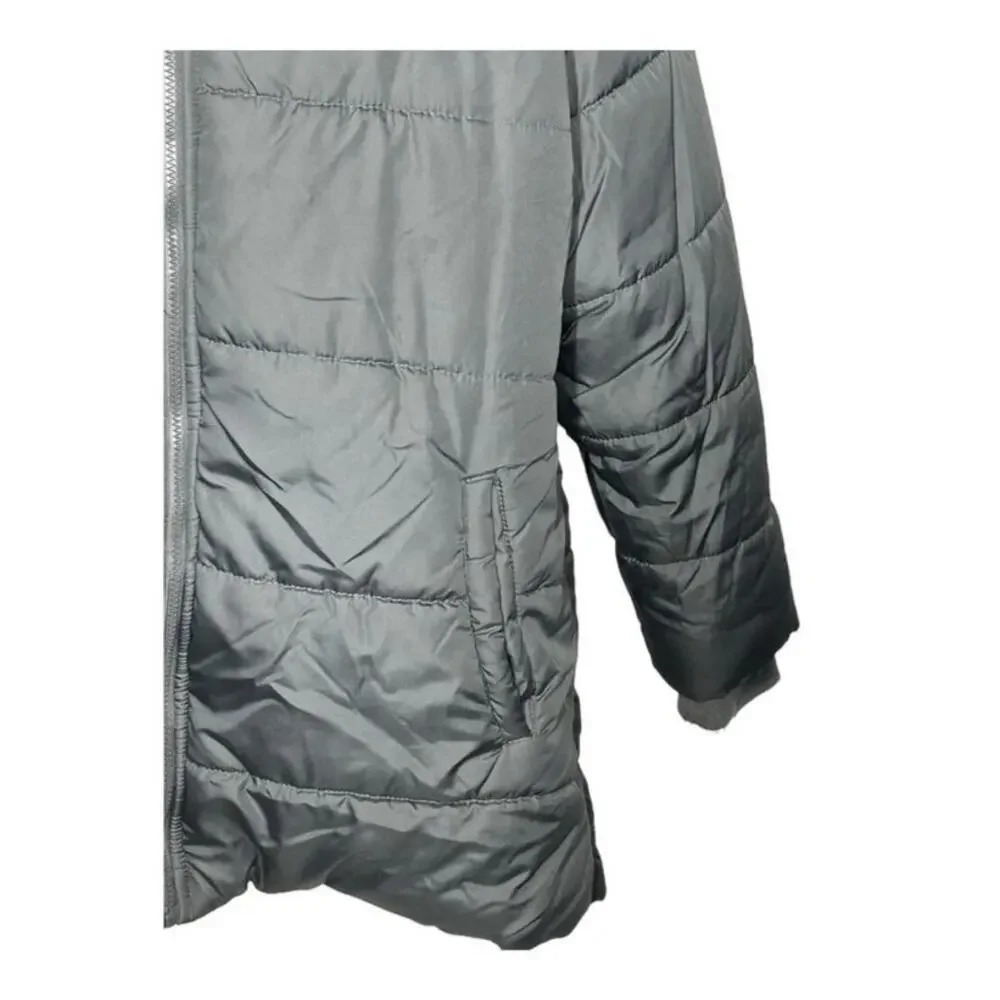 Apple Bottoms Men's Oversized Puffer Parka Fur Hood 1X Tall Y2K Streetwear